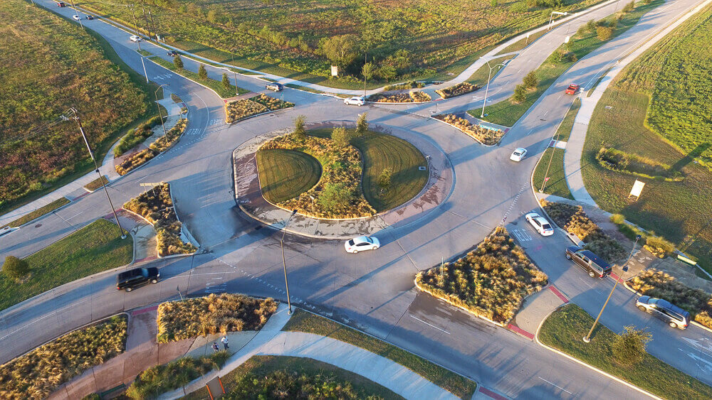 Summer Creek and McPherson Roundabout