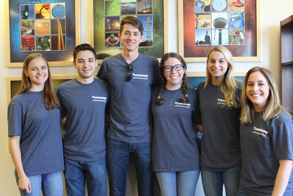 dunaway interns engineering landscape architecture texas