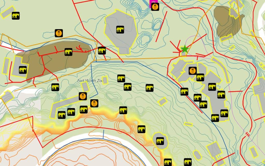 Fort Worth Zoo – GIS Mapping