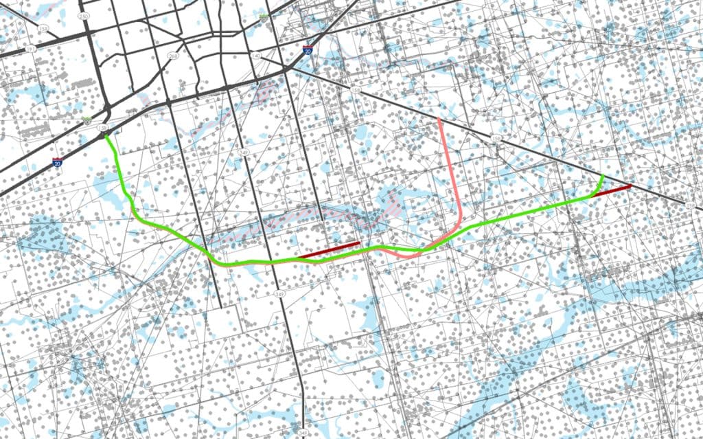 County Road 1232 and 140
